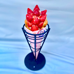 ストロベリーバブルワッフル