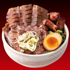 牛たん極三種丼