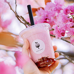 春いちごの濃厚スムージー