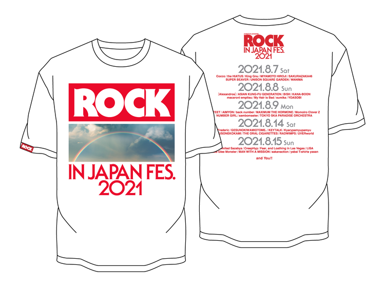 ハーフパンツROCK IN JAPAN FESTIVAL2021