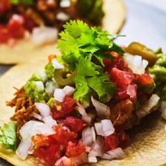 グリルドチキンのタコス 2ピース