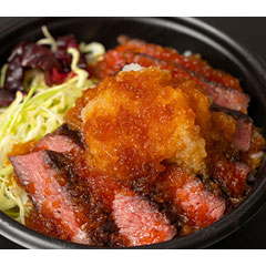 ビフテキ丼おろポン